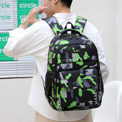 Durable Portable Pockets Backpack School Bag Lightweight Unisex