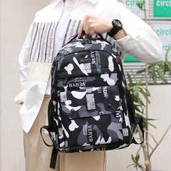 Durable Portable Pockets Backpack School Bag Lightweight Unisex