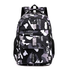 Durable Portable Pockets Backpack School Bag Lightweight Unisex