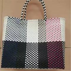 Straw Totes Bag Bucket Summer Bags Women Braided Shopping Bags