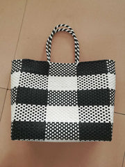 Straw Totes Bag Bucket Summer Bags Women Braided Shopping Bags