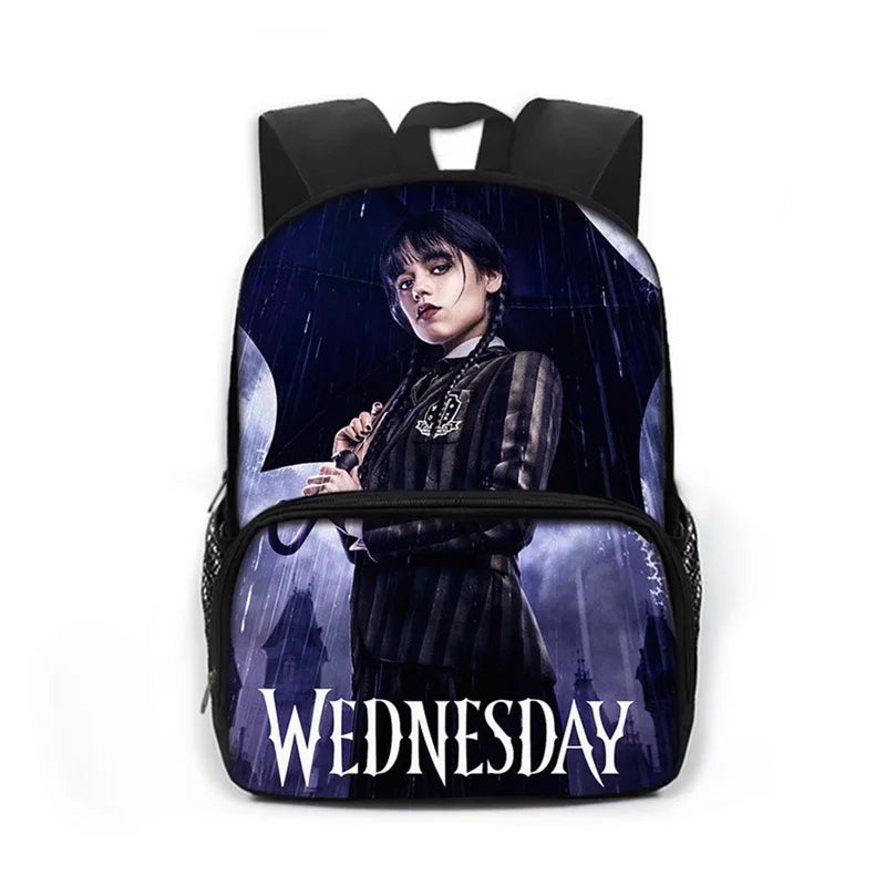 Wednesday Addams And Enid Children School Bags Gothic Style Backpack