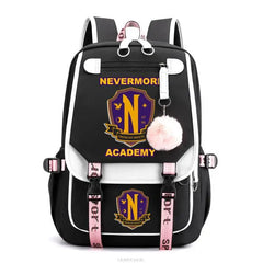 Wednesday Addams Backpack for Teen Girls - Laptop Rucksack