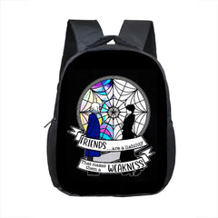 Wednesday Addams Backpack for Kids Nevermore Academy School Bags