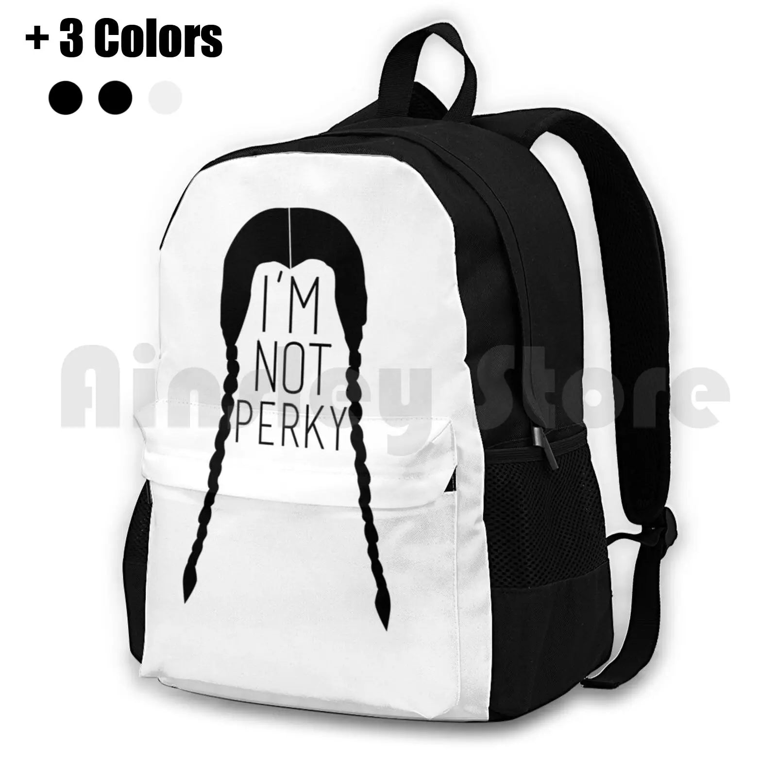 Wednesday Addams Hiking Backpack Waterproof Camping Travel