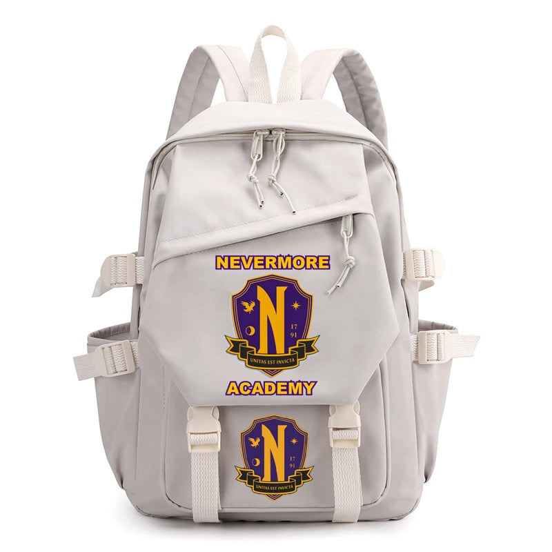 Wednesday Addams School Backpack Bag for Women Teenage Girl