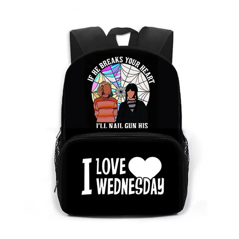 Gothic Girls Nevermore Academy Kids Backpack