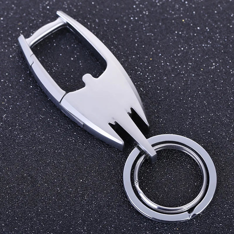 Weduoduo Double Ring Key Holders Metallic Wearproof Key Wallet