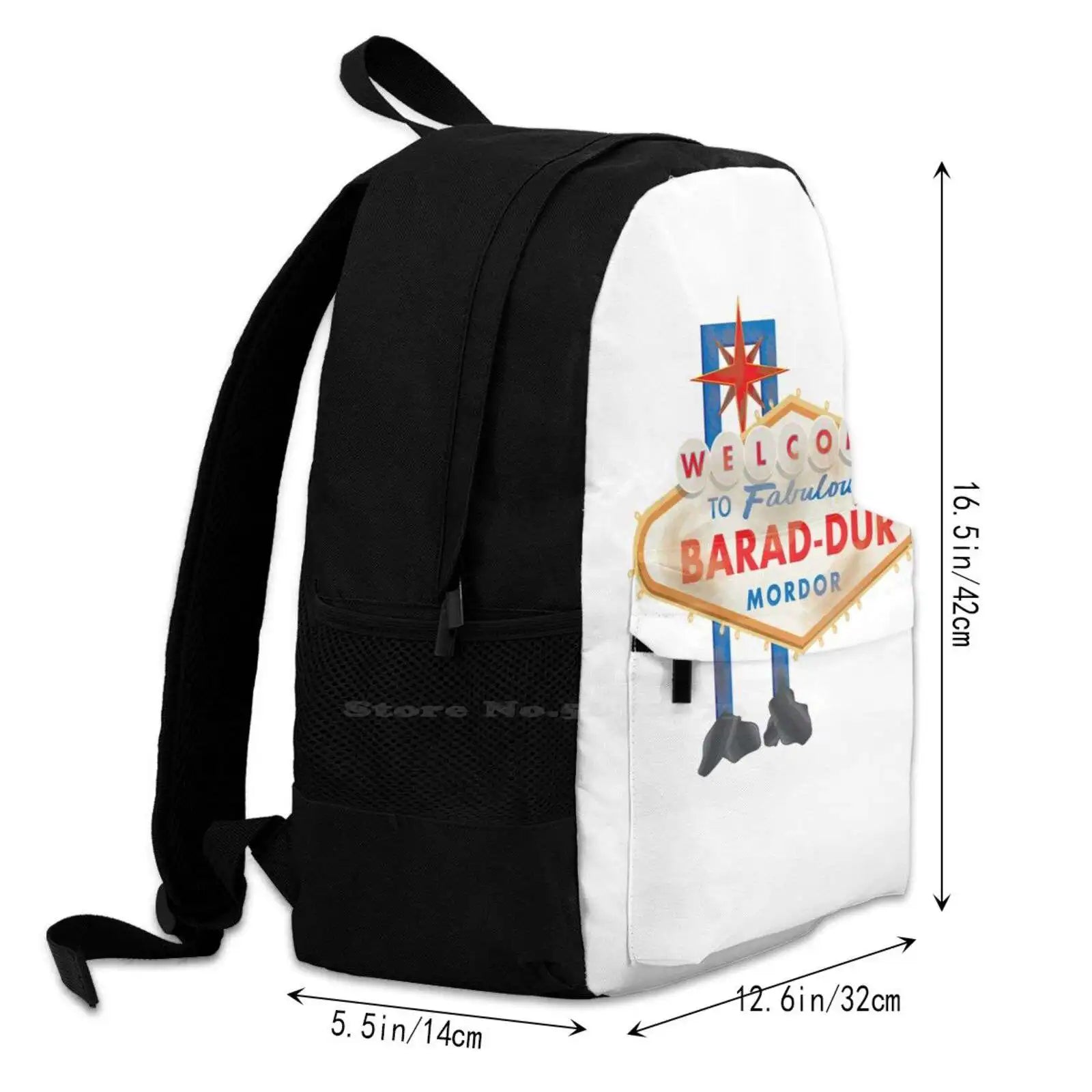 Barad Dur Travel Laptop Bagpack Bags Orcs Mordor