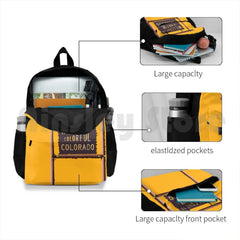 Colorful Colorado Outdoor Hiking Backpack Sports Bag