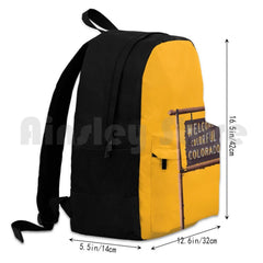 Colorful Colorado Outdoor Hiking Backpack Sports Bag