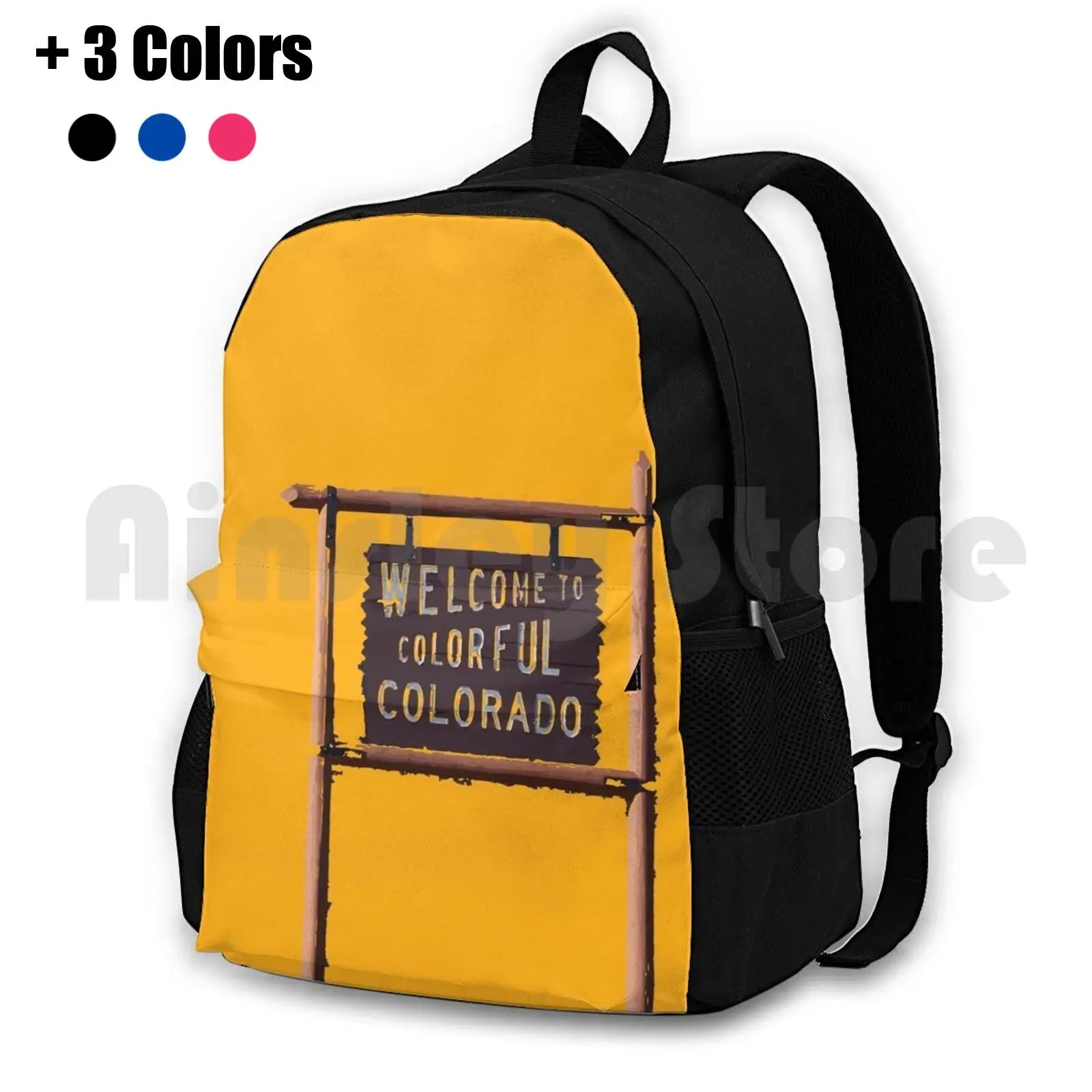 Colorful Colorado Outdoor Hiking Backpack Sports Bag