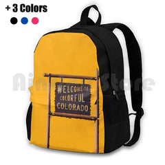 Colorful Colorado Outdoor Hiking Backpack Sports Bag