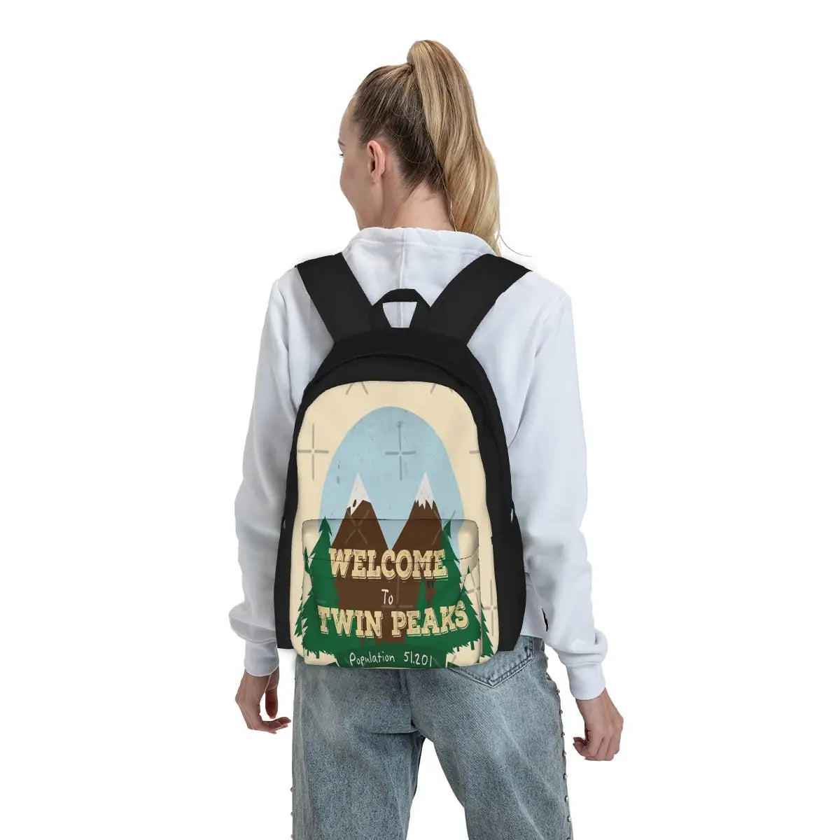 Twin Peaks Backpacks Mens Womens Bags