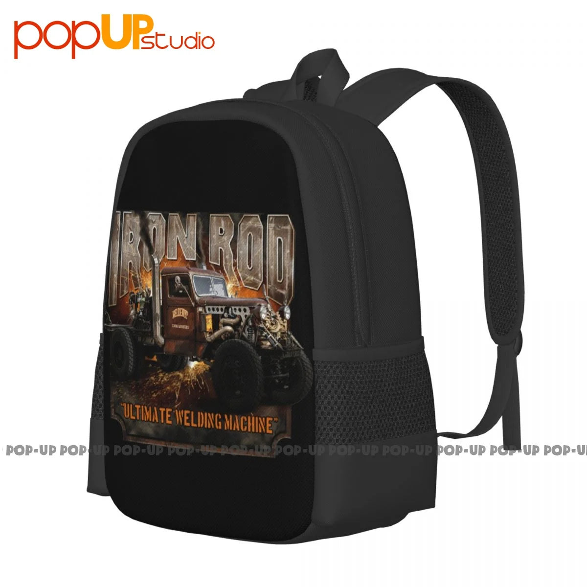 Welderup Garage Hot Rod Car Iron Rod Backpack
