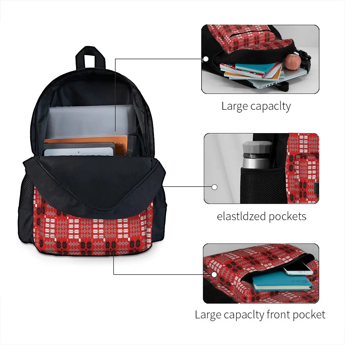 Welsh Tapestry Carthen Cymraeg Backpacks Men's Bag