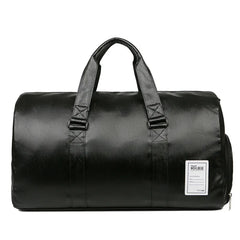 Weysfor Top Casual Travel Duffel Bag PU Leather Men Women Handbags Large Capacit