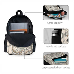 Wheel Of Time Map 2 Backpacks Men's & Women's Zipper Bags