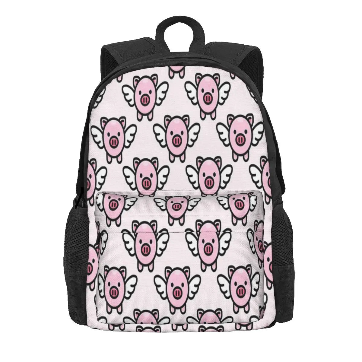 When Pigs Fly Pink Backpacks Men's Backpacks Bags For Women Men