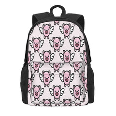 When Pigs Fly Pink Backpacks Men's Backpacks Bags For Women Men