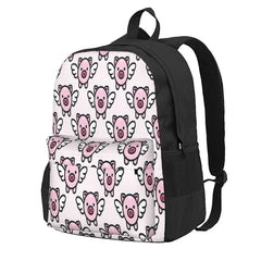When Pigs Fly Pink Backpacks Men's Backpacks Bags For Women Men