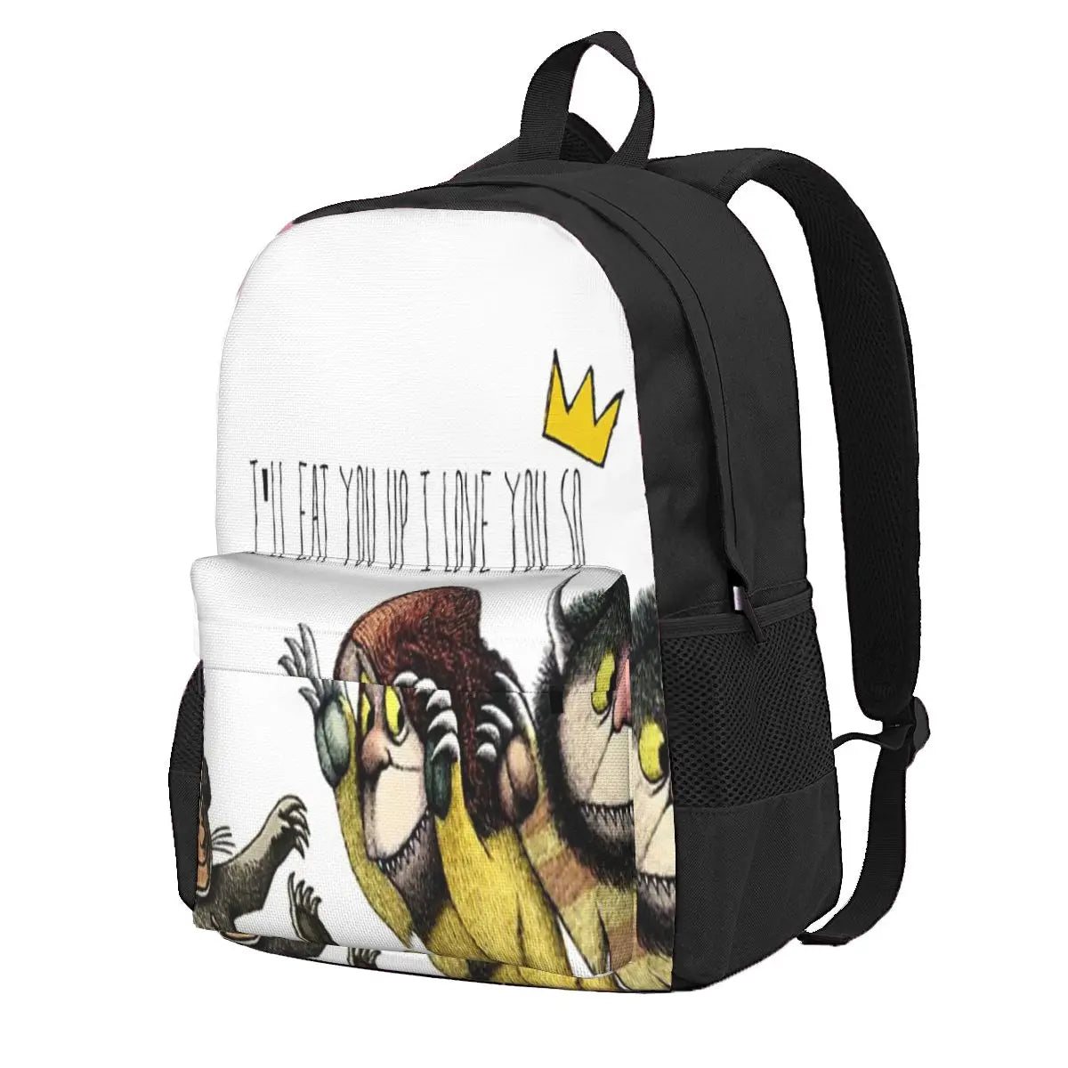 Wild Things Backpacks Men Women Eco-Friendly School Bag
