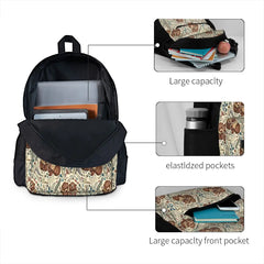 Whimsical Bear Pair Fantasy Backpacks Men's Women's School Boy
