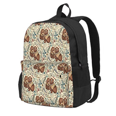 Whimsical Bear Pair Fantasy Backpacks Men's Women's School Boy