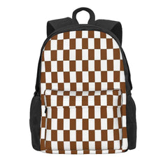 Chocolate Brown Backpacks Men's and Women's School Bag
