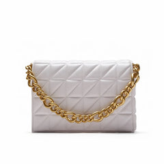 Retro Chain Metal Shoulder Bag Large Capacity Tote Bag
