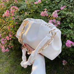 Underarm Small Bag Female Sense Niche Fold Cloud Bag Net Red Messenger Bag