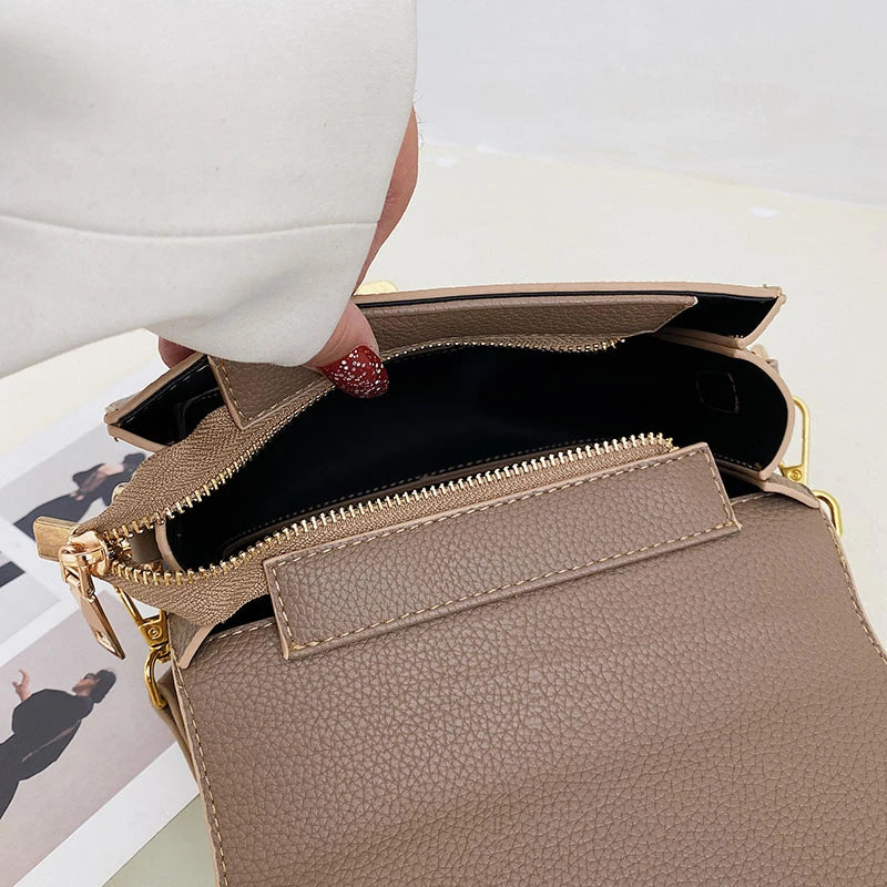 Hot Leather Cowskin Lady Purse Shoulder Bags