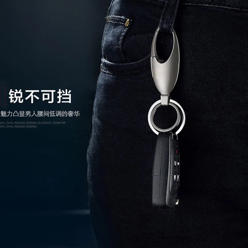 Metallic Key Holders Mini Key Organizers Double Ring Key Wallets