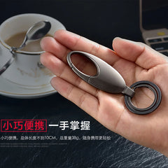 Metallic Key Holders Mini Key Organizers Double Ring Key Wallets