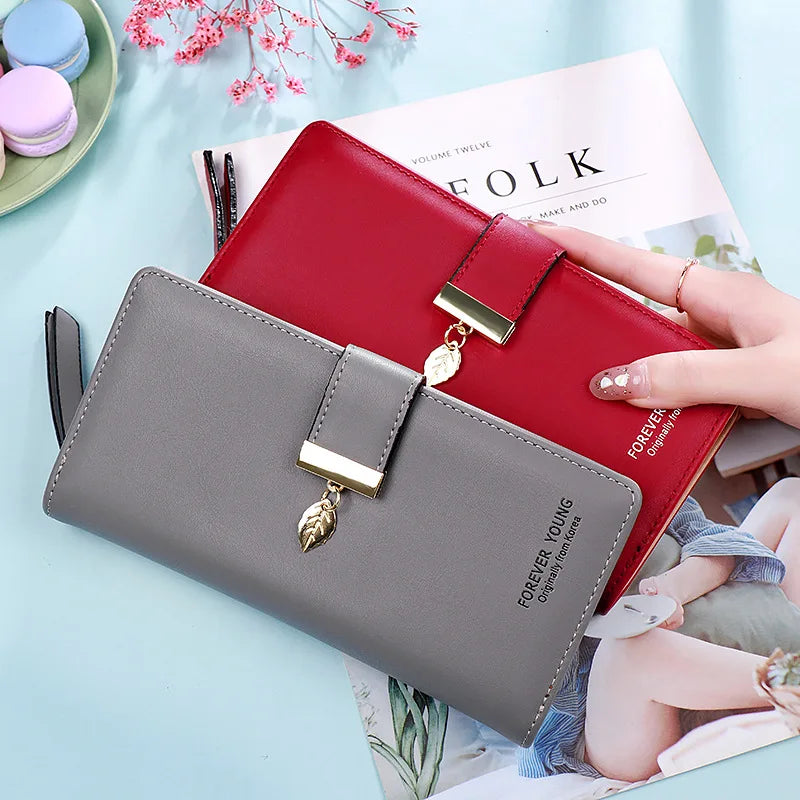 Women's Phone Wallet Clutch PU Case Carteira