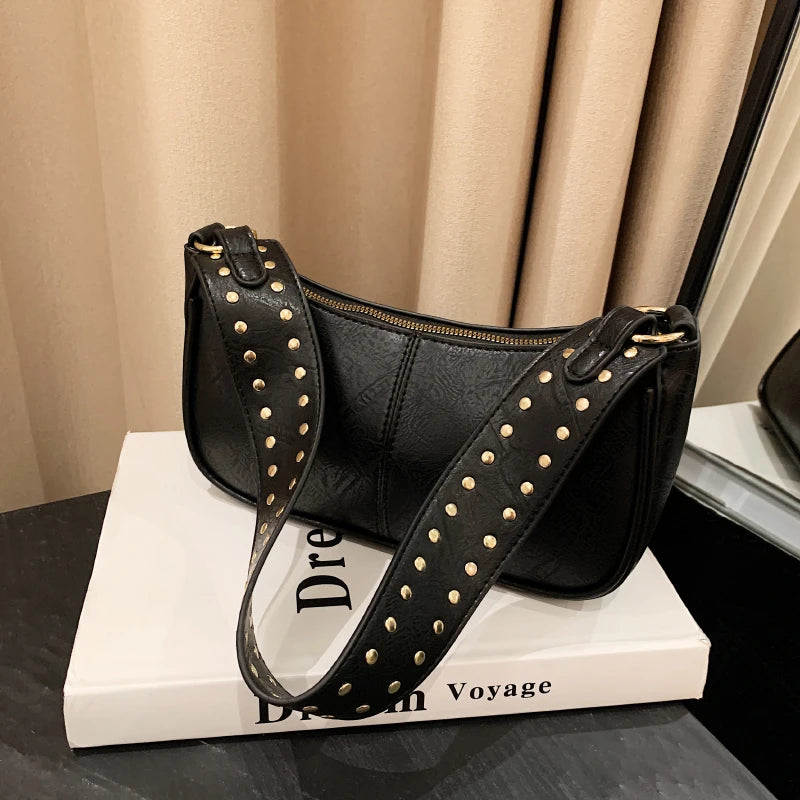 Stylish Vintage Leather Women's Shoulder Bag