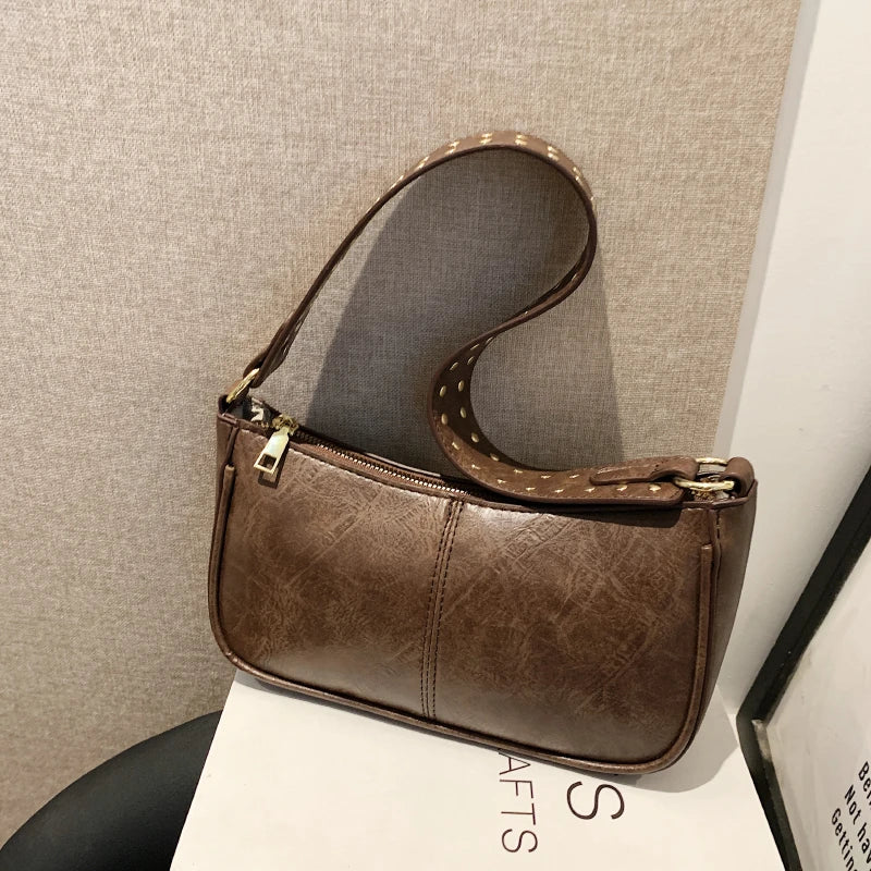 Stylish Vintage Leather Women's Shoulder Bag