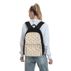Wild Flower Backpacks Men Women Retro School Bags Children