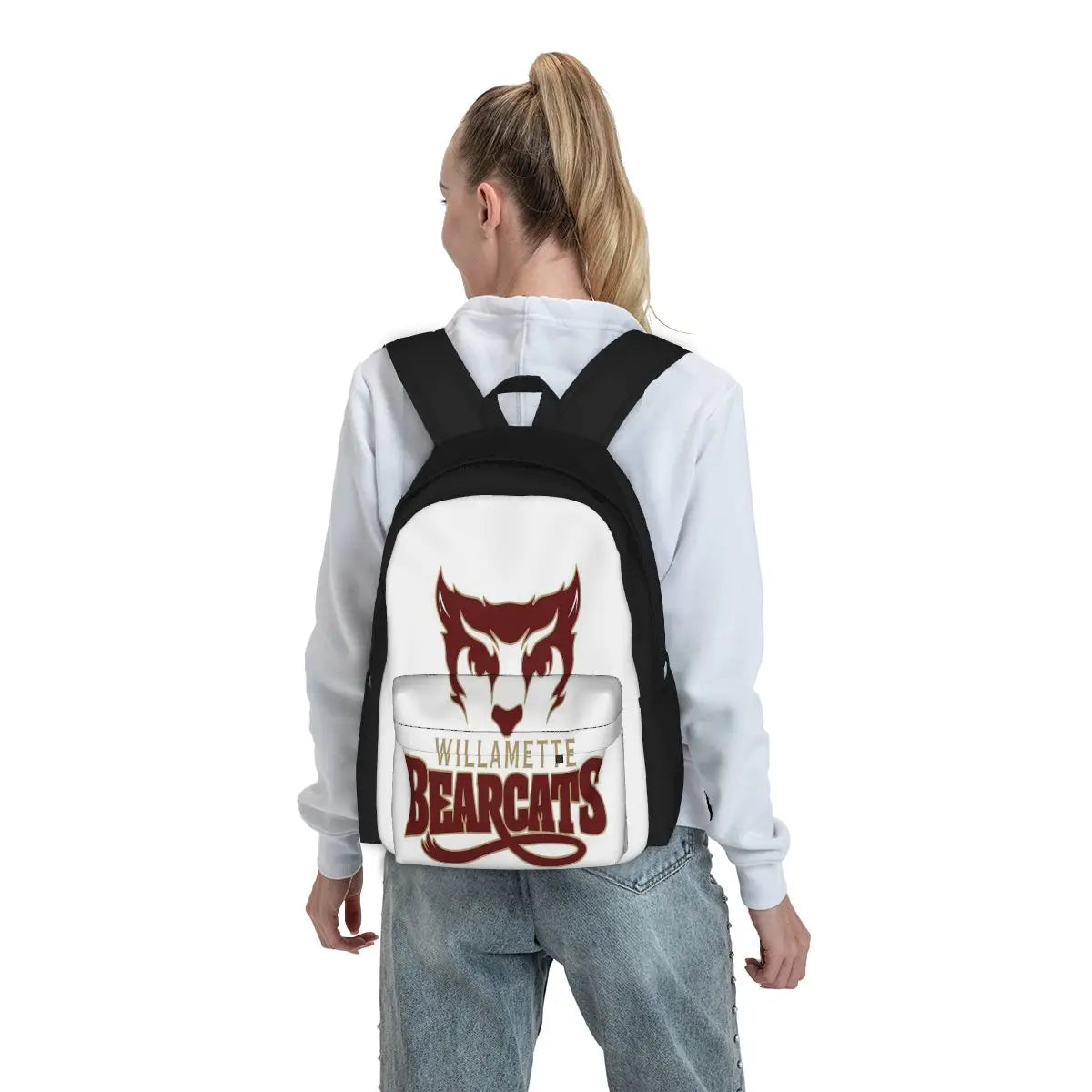 Willamette University Bearcats Backpacks Men's & Women's Eco-Friendly School Bag