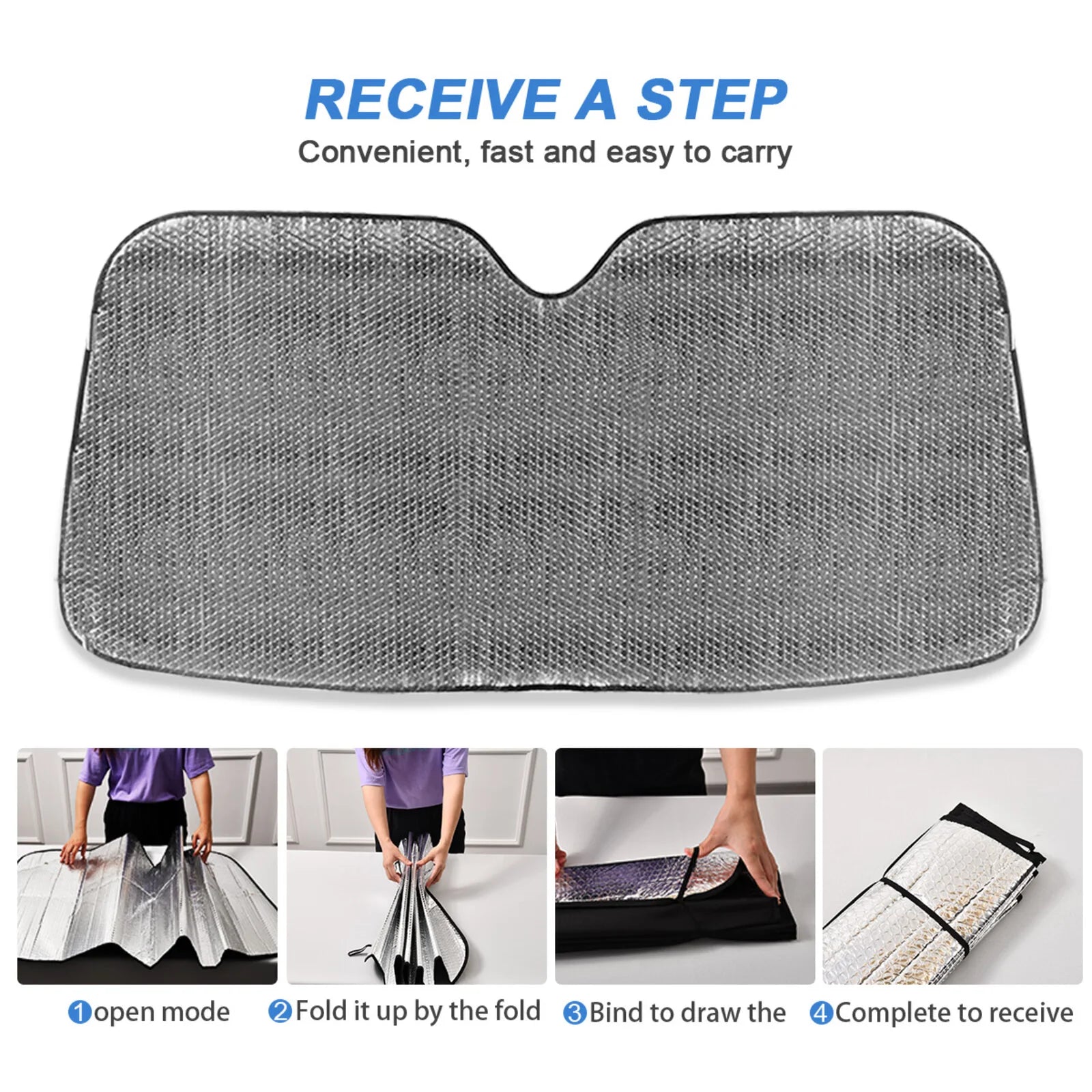 Foldable Sun Visor Glass Cover for Car