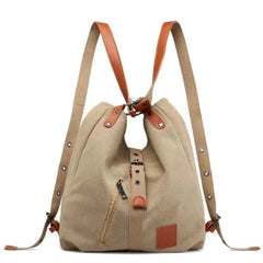 Winter Canvas Women Shoulder Bags High Function Women Back Pack
