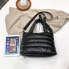 Embroidered Space Cotton Messenger Bag Women's One Shoulder Handbag