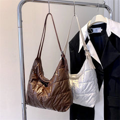 Winter Cotton Shoulder Bag Casual Tote Bags