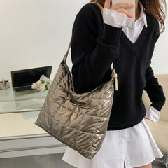 Winter Cotton Shoulder Bag Casual Tote Bags