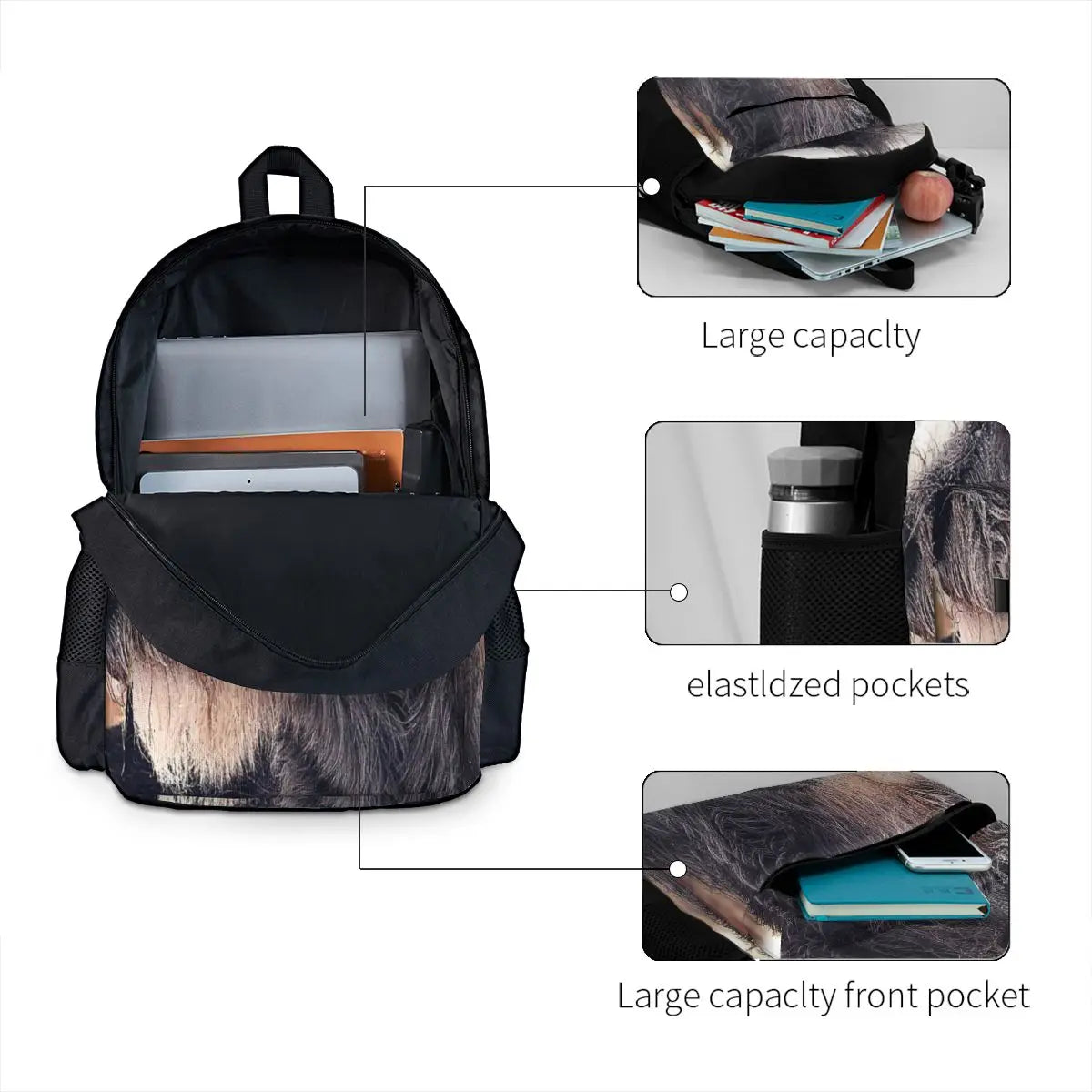 Winter Wolfhound Backpacks Men's Backpacks Bags For Women