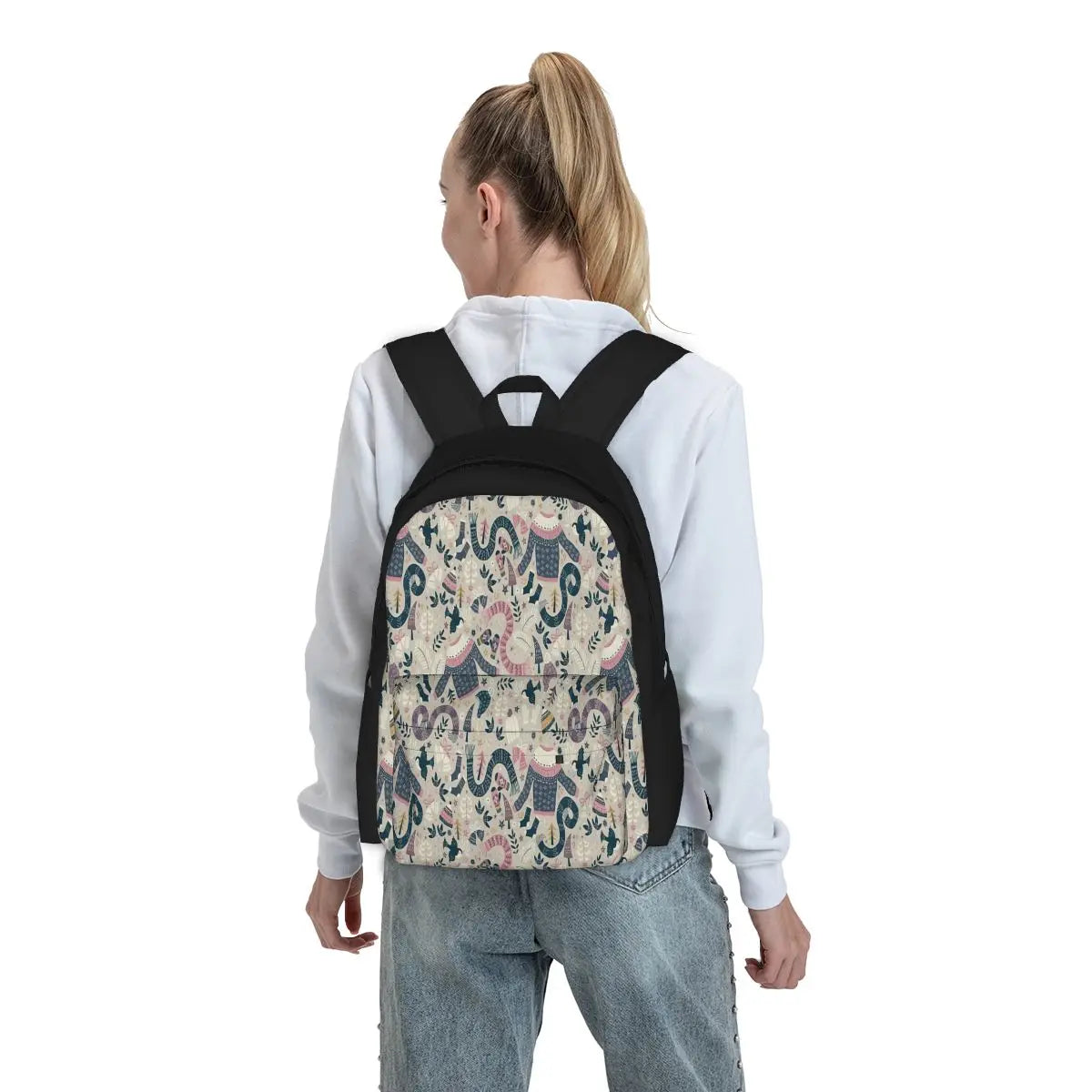 Winter Woolies Backpacks Men Women School Bag Girl