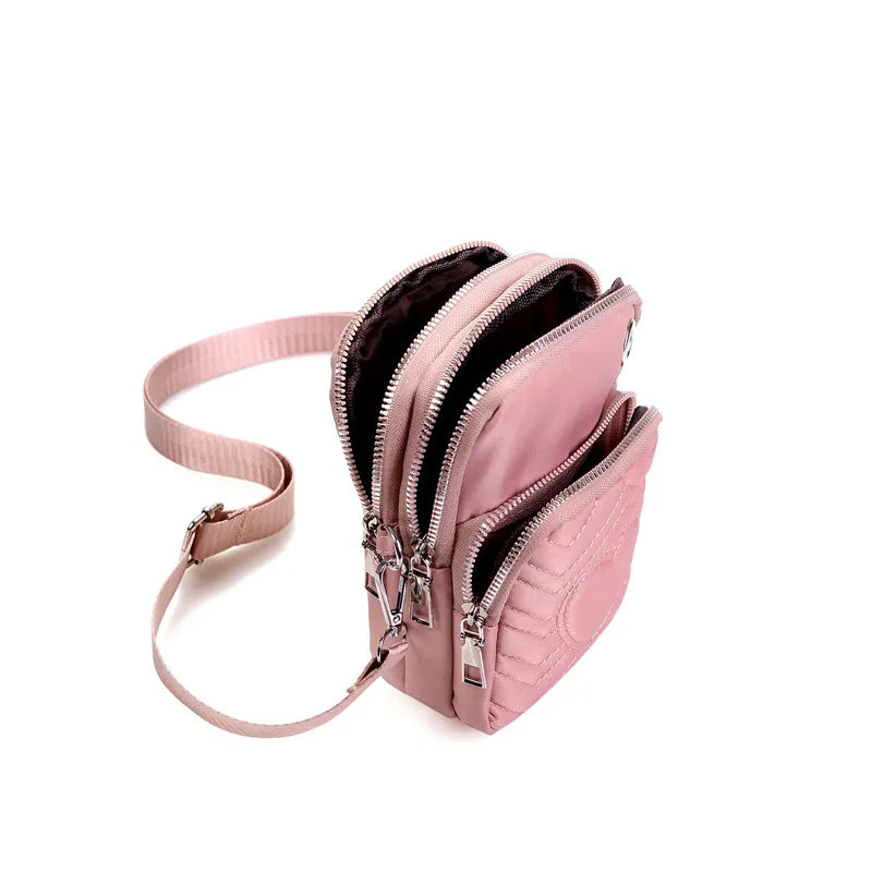 Women Multi-Function Phone Bag Small Shoulder Diagonal Pouch