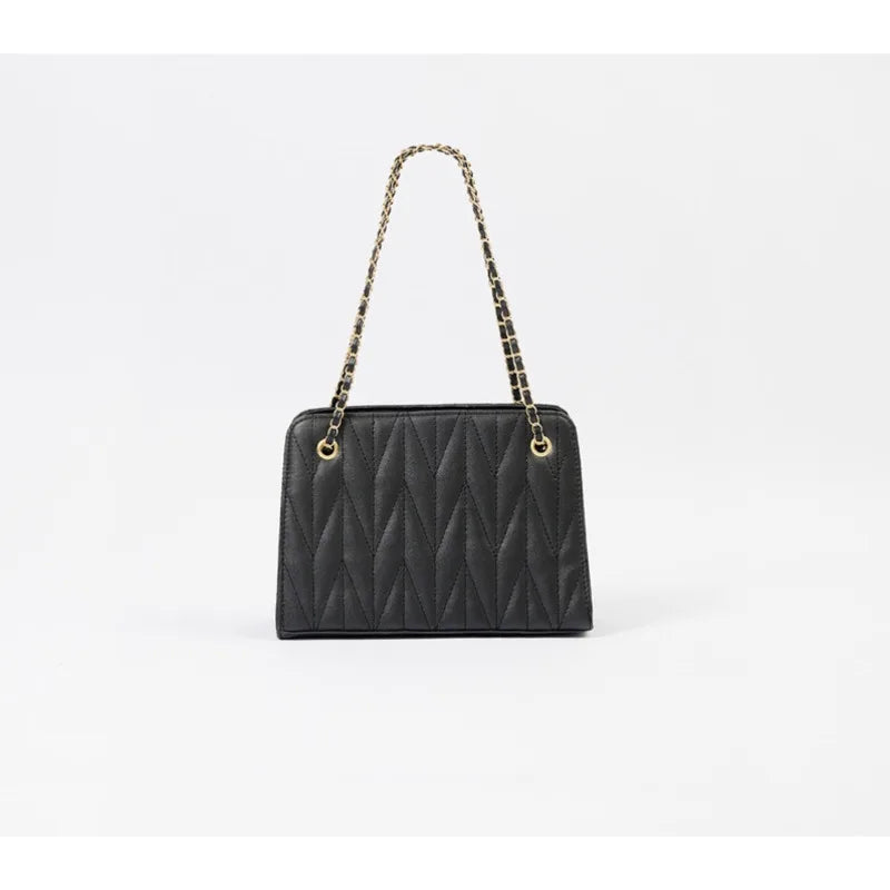 Large Capacity Girl Bag Solid Shoulder Bag Women's PU Leather Messenger Bag