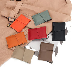 Women Leather Coin Purse Wallet Card Holder Mini Money Clip Bag