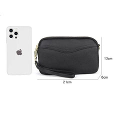 Leather Crossbody Bag for Women Small Messenger Bag